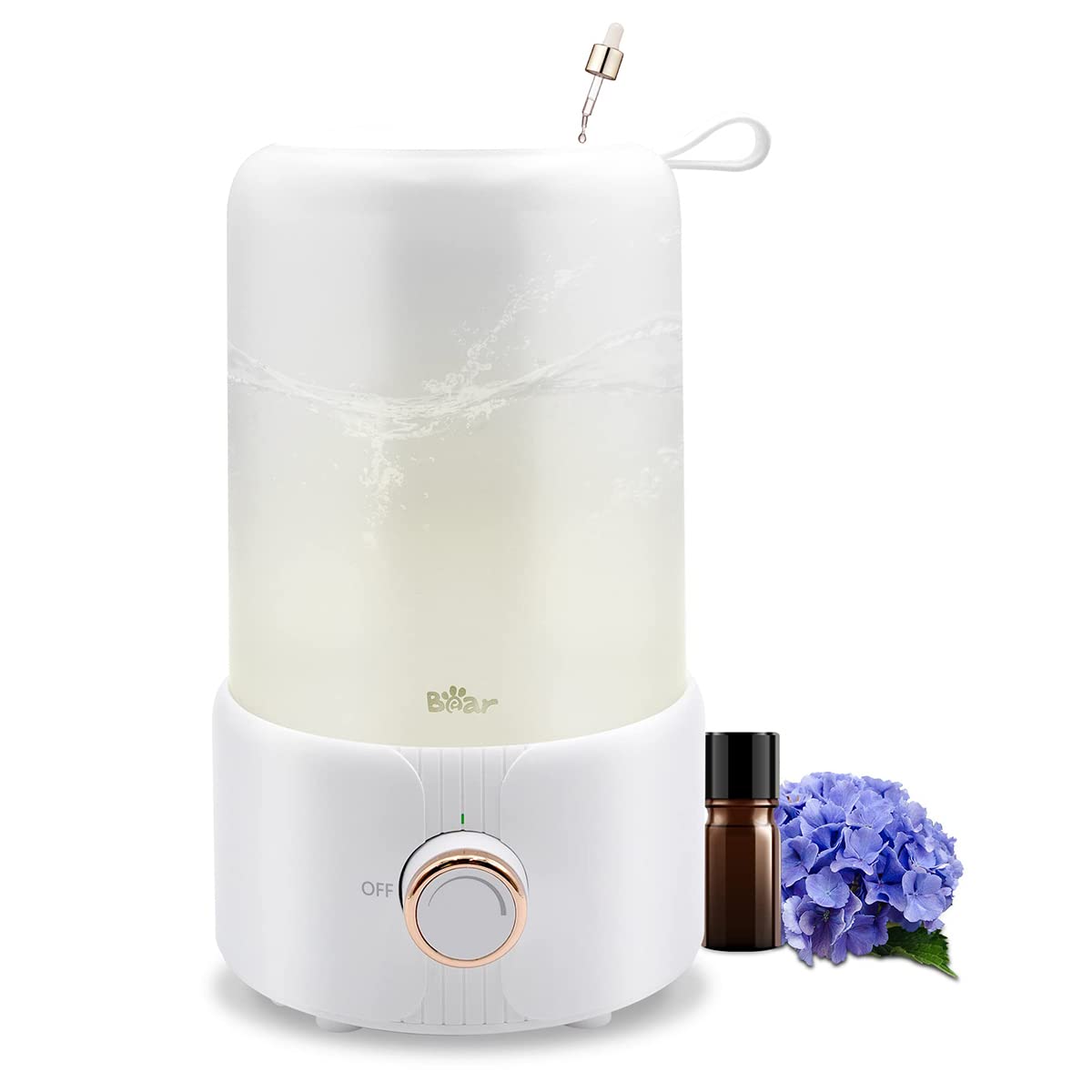 Bear Humidifier for Room Moisture 1L Aromatic Diffuser Essential Oil Allow 28dB Silent Humidifier for Plants Household Top Filling Ultrasonic Cool Mist Desktop Humidifier with Stepless Mist Adjust Bear Humidifier for Room Moisture 1L Aromatic Diffuser Essential Oil Allow 28dB Silent Humidifier for Plants Household Top Filling Ultrasonic Cool Mist Desktop Humidifier with Stepless Mist Adjust